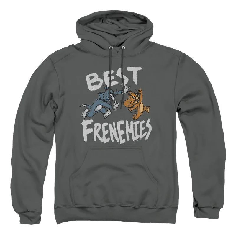 Tom and Jerry Best Frenemies - Pullover Hoodie Boat Neck Sweater