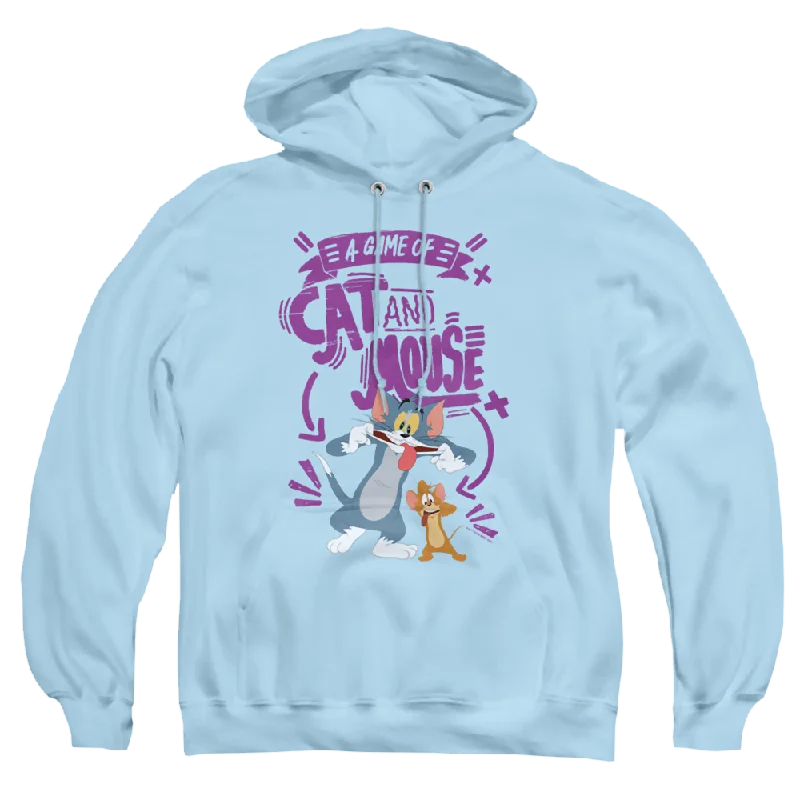 Tom and Jerry Cat And Mouse - Pullover Hoodie Spaghetti Sleeve Top