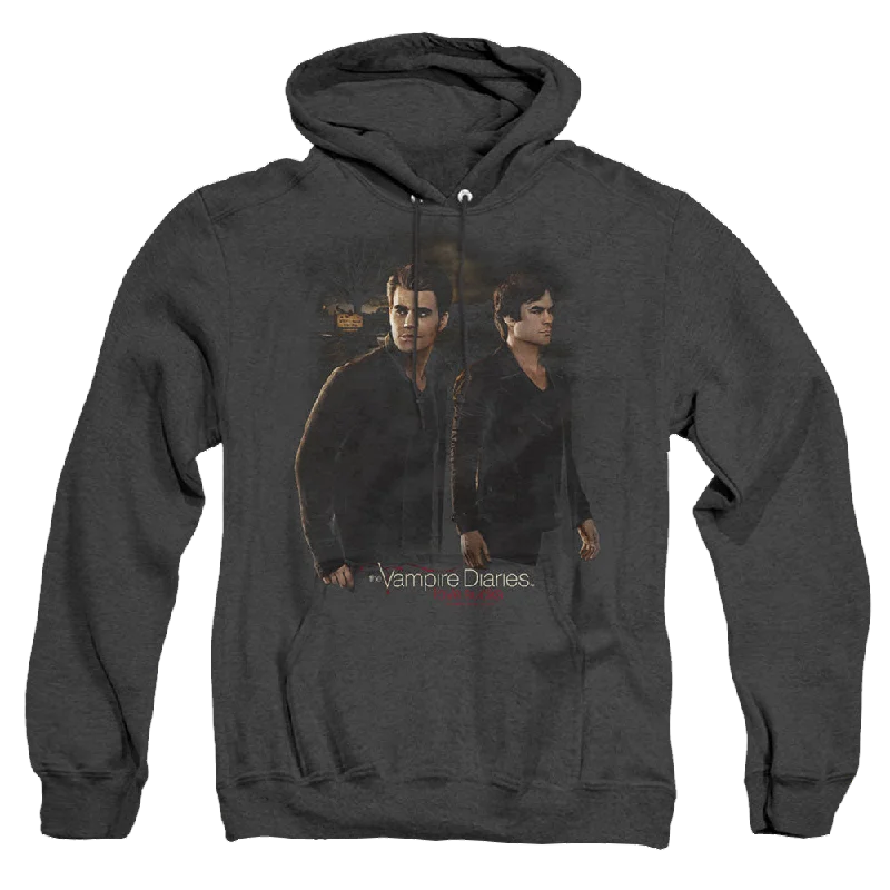 Vampire Diaries, The Brothers - Heather Pullover Hoodie Fine Merino Wool