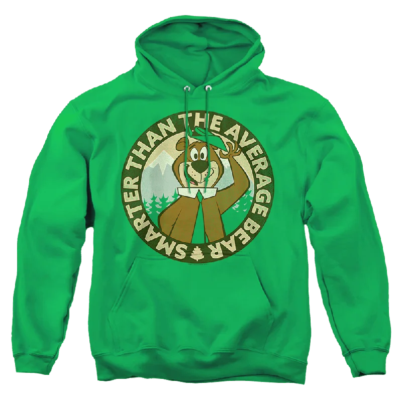 Yogi Bear Smarter Than Average - Pullover Hoodie Short Puff Sleeve