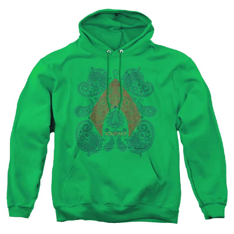 Aquaman Movie Aqua Paisley - Pullover Hoodie