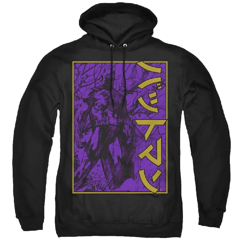 Dc Batman Big Framed Kanji - Pullover Hoodie