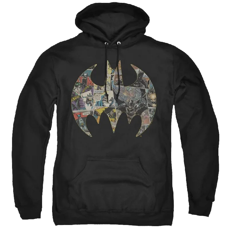 Dc Batman Collage Shield - Pullover Hoodie