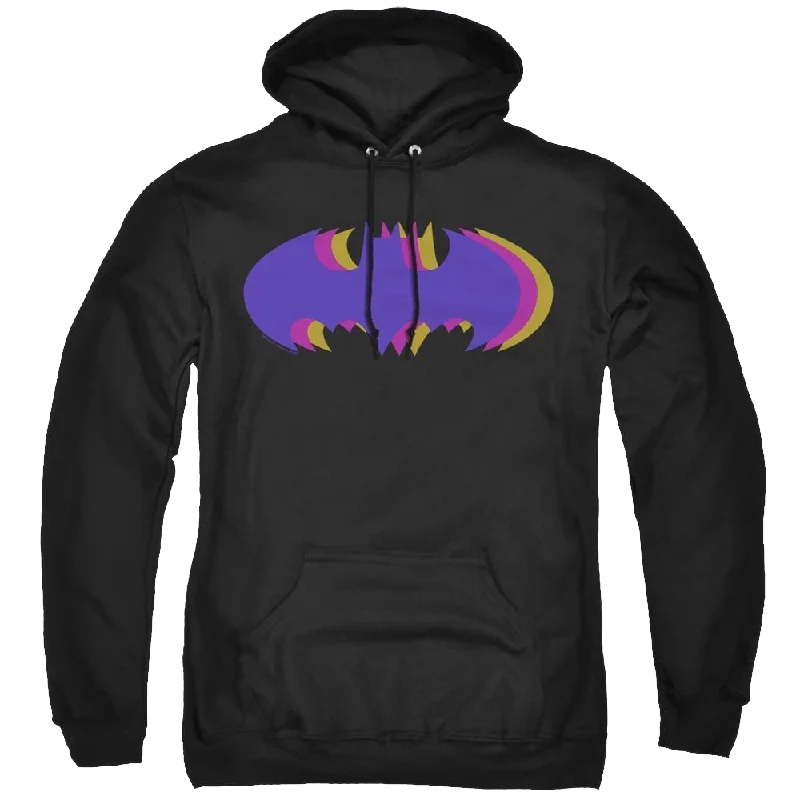 Dc Batman Tri Colored Symbol - Pullover Hoodie