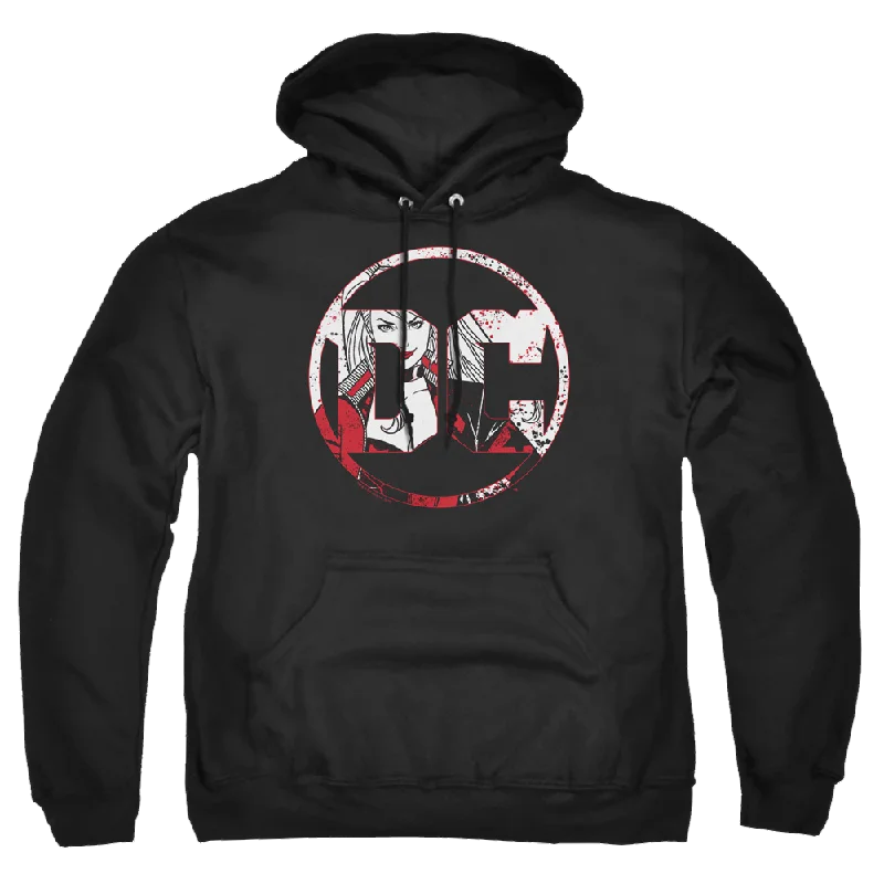 Harley Quinn Dc Logo Harley - Pullover Hoodie