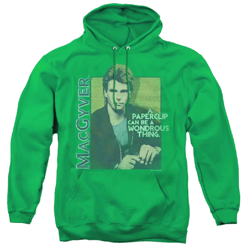 Macgyver Wonderous Paperclip - Pullover Hoodie