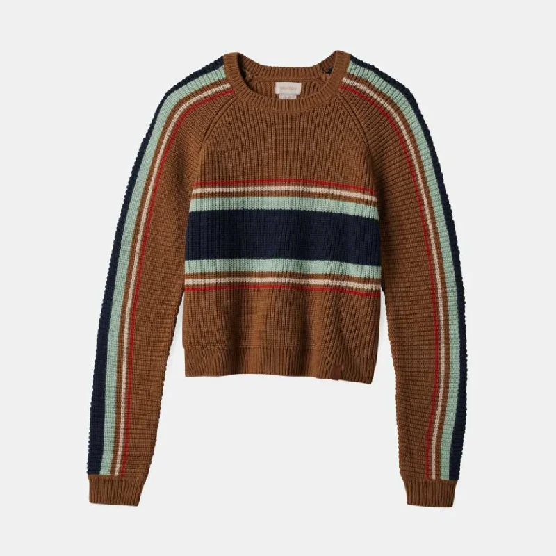 Racing Stripe Crew Sweater