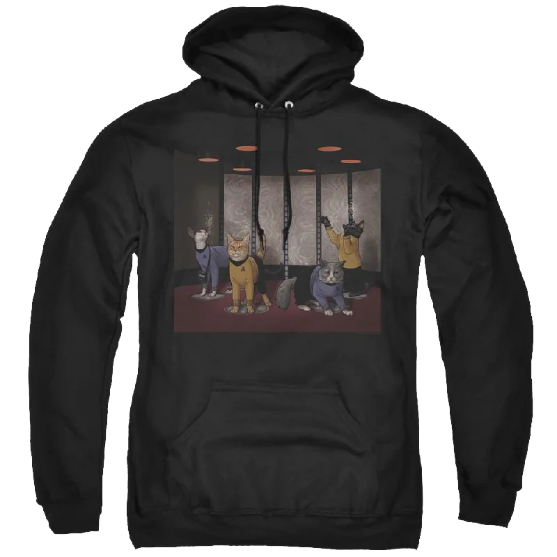 Star Trek The Original Series Beam Meow Up - Pullover Hoodie