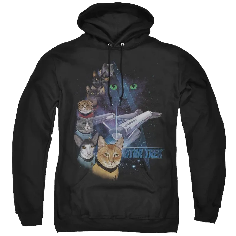 Star Trek The Original Series Feline Galaxy - Pullover Hoodie