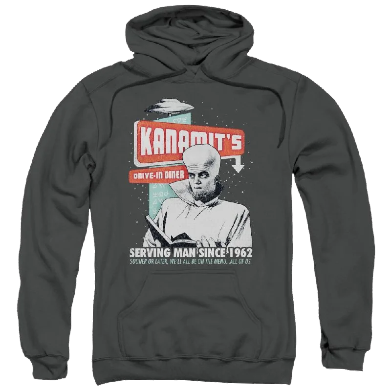 The Twilight Zone Kanamits Diner Pullover Hoodie