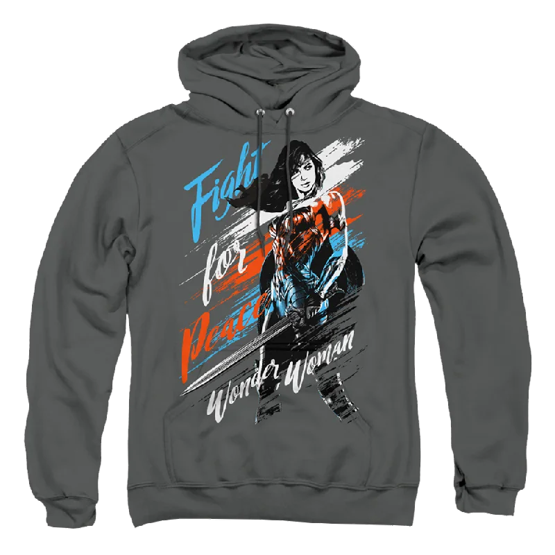 Wonder Woman Fight For Peace Pullover Hoodie