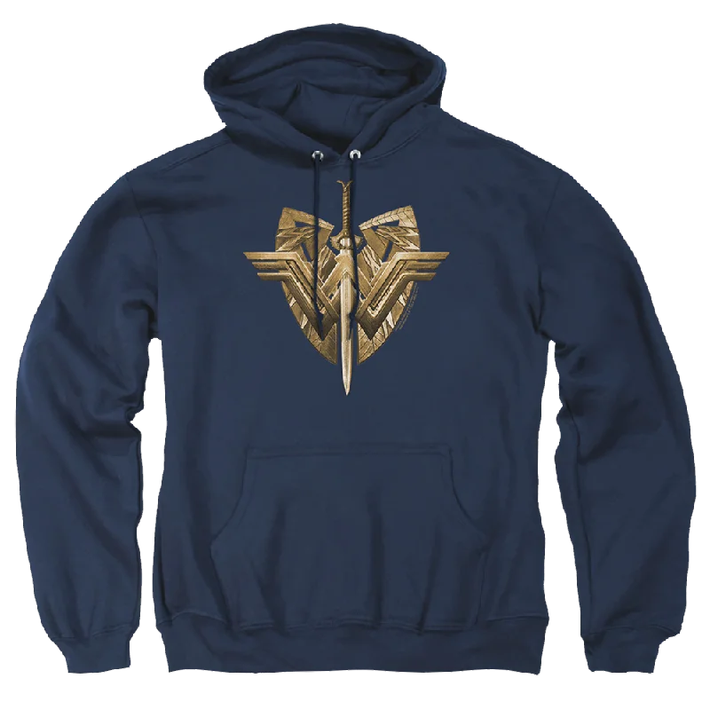 Wonder Woman Sword Emblem Pullover Hoodie