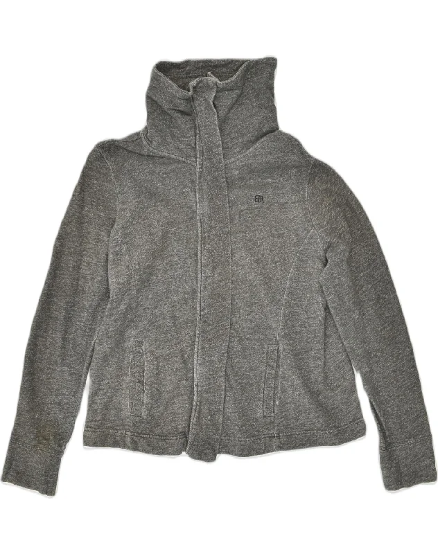 BANANA REPUBLIC Womens Cardigan Sweater UK 16 Large Grey Cotton Stylish Fashionable Trendy