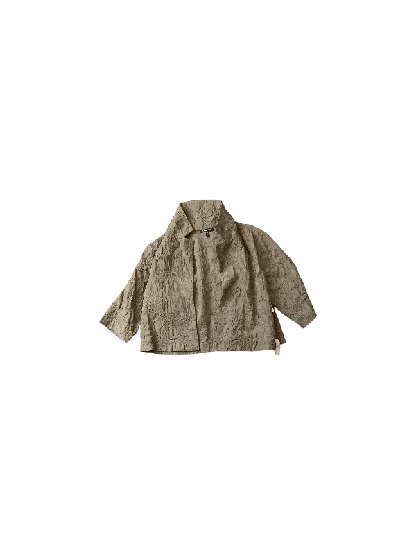 Blazer By Eileen Fisher In Taupe, Size: M