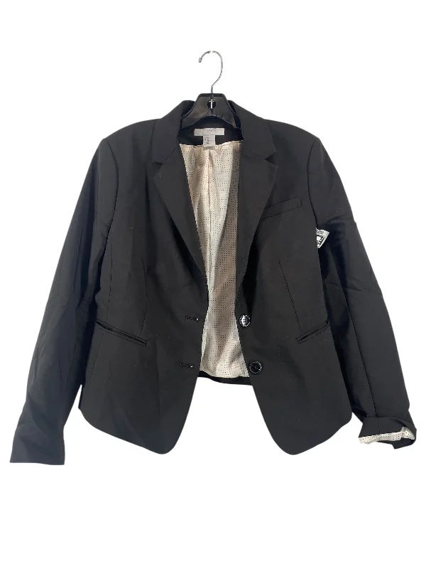 Blazer By H&m In Black, Size: L Women's Navy Jacket