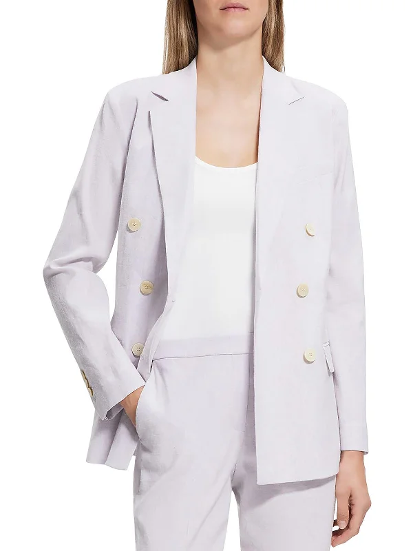 Womens Office Business Double-Breasted Blazer Women's Fashion Blazer
