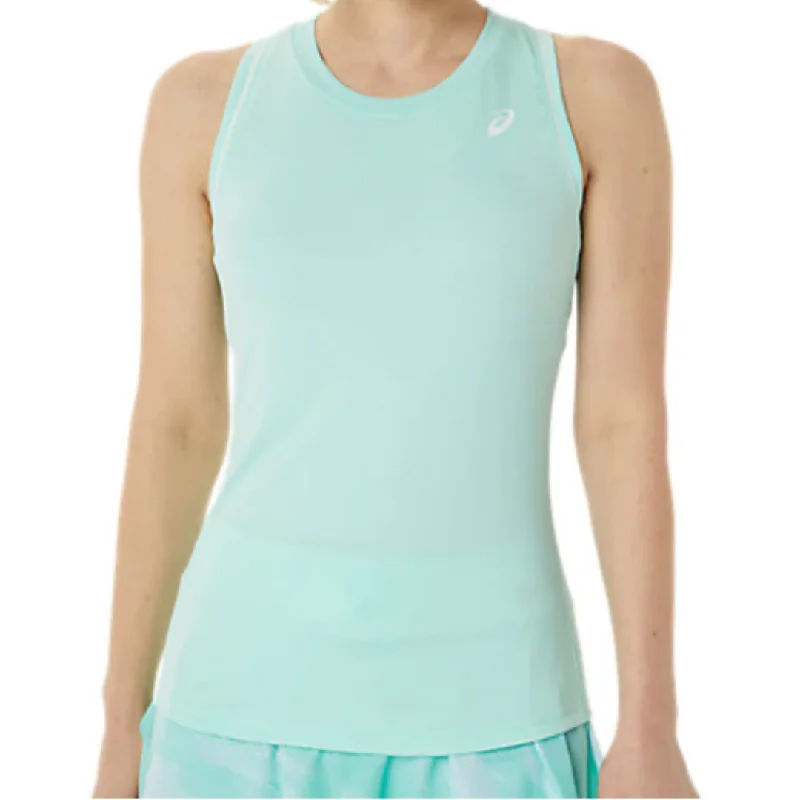 Asics Court Women Piping Tank - Fresh Ice cotton tank top