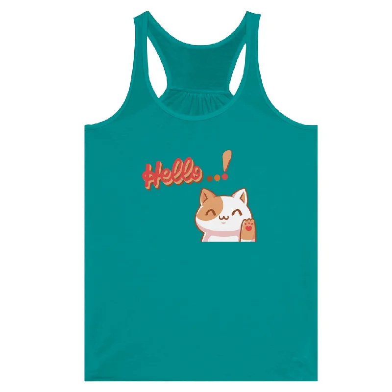 Elevate Your Athletic Style with Our Women’s Flowy Racerback Tank! yoga tank top