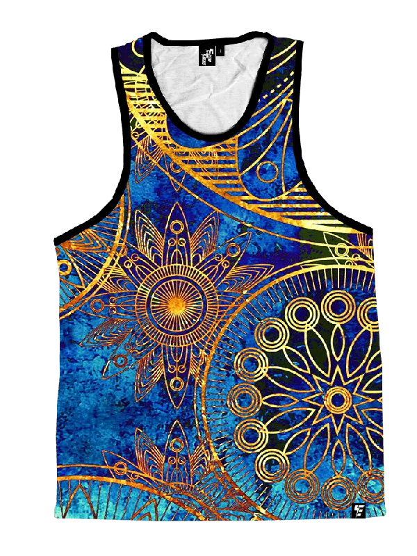 Gold BOHO Unisex Tank Top mint tank top