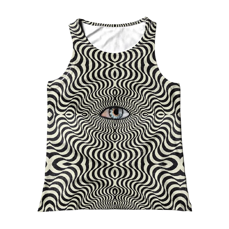 Hypnotic Eye All Over Print Unisex Tank Top activewear tank top