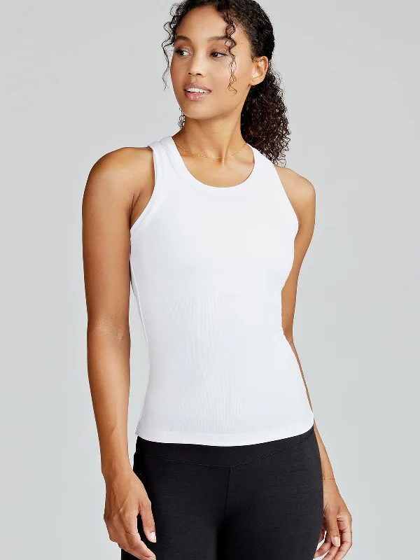 MicroLuxe Rib Tank chic tank top