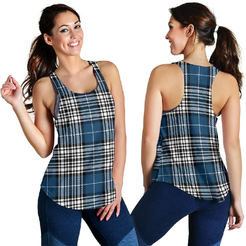 Napier Modern Tartan Women Racerback Tank Top peach tank top