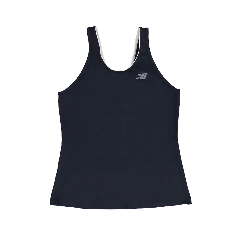 Rally Court Tank - Blue graphic tank top