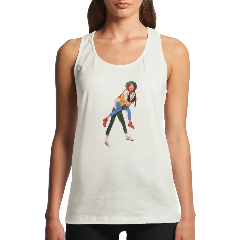 Performance Womens Tank Top metallic tank top