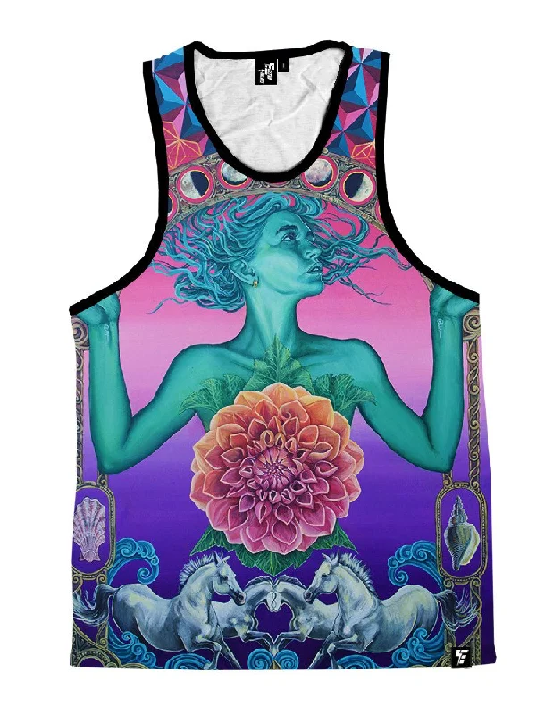 The Gate of Knowledge Unisex Tank Top cotton tank top