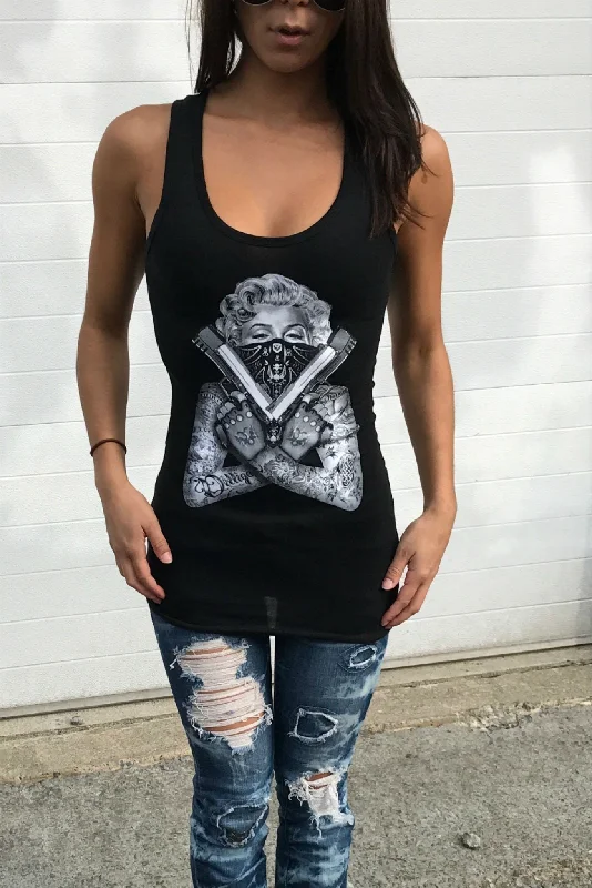 The Marilyn Tank Top halter tank top