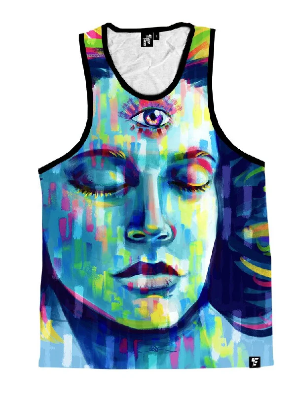 Third Eye Unisex Tank Top crew neck tank
