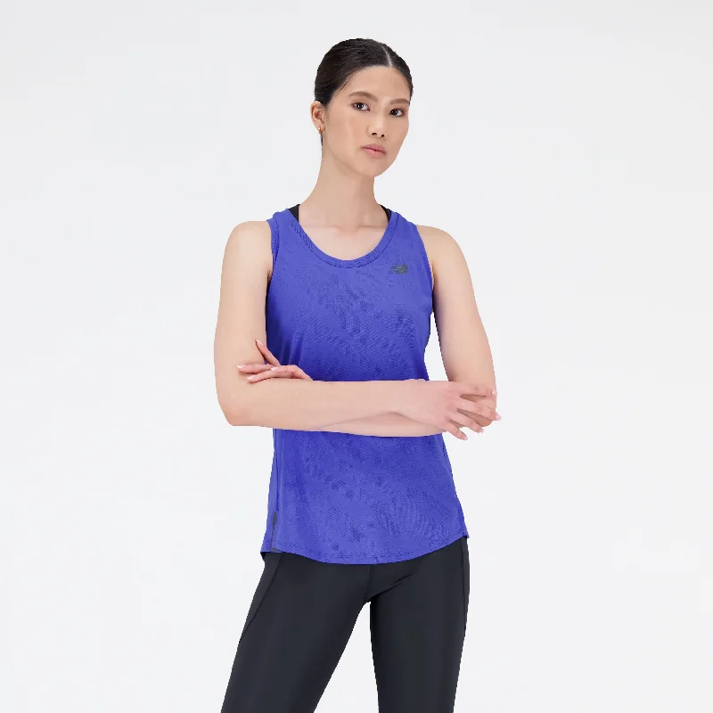 W New Balance Q Speed Jacquard Tank vintage tank top