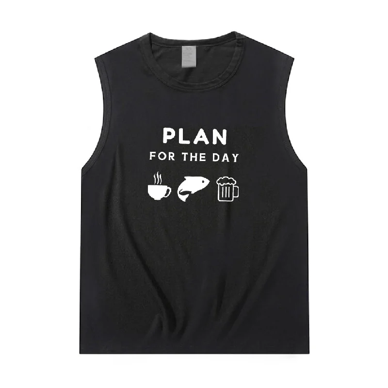 Women PLAN FOR THE DAY Tank Top cutout tank top
