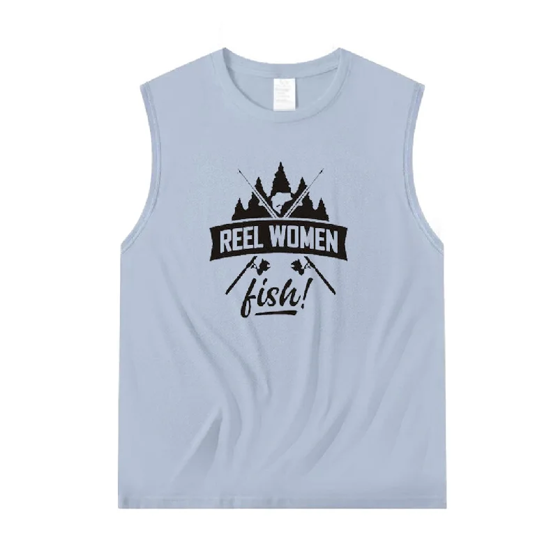 Women REEL WOMEN FISH Tank Top stretchy tank top