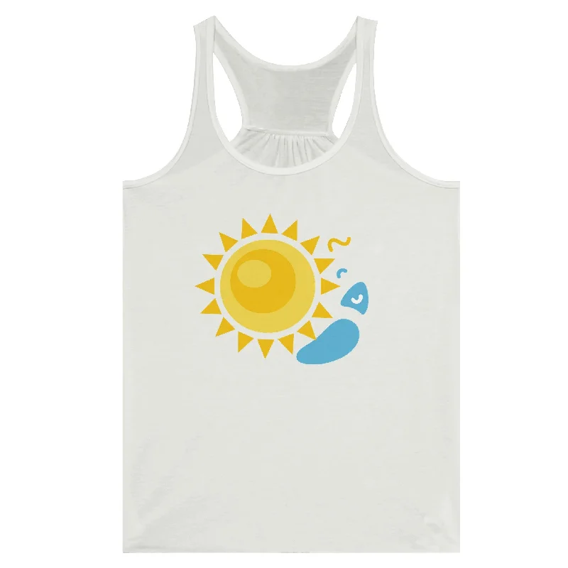Women's Flowy Racerback Tank Top | Bella + Canvas 8800 sage tank top