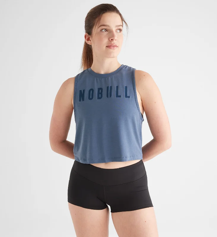 Women's NOBULL Muscle Tank white tank top