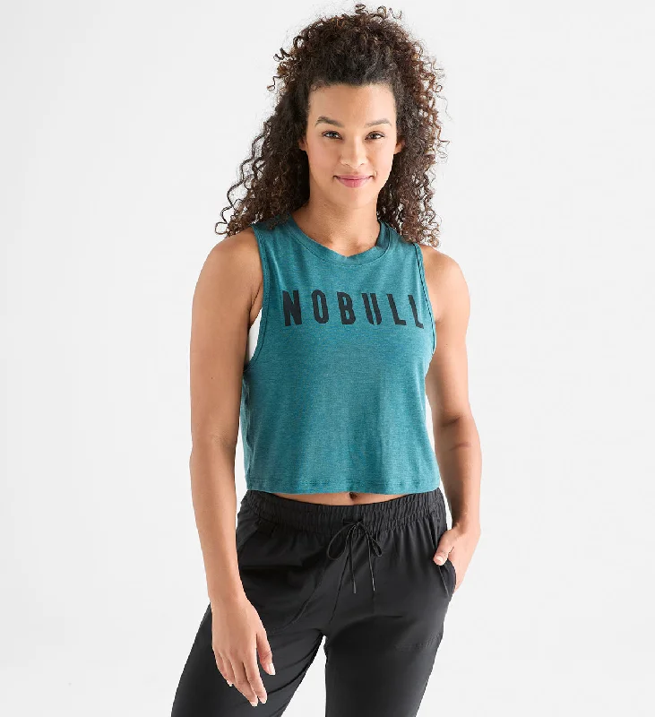 Women's NOBULL Muscle Tank baby blue tank